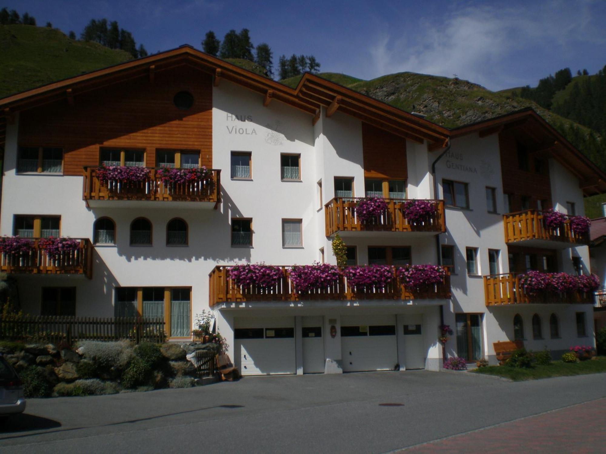 Haus Viola Appartement Samnaun Buitenkant foto
