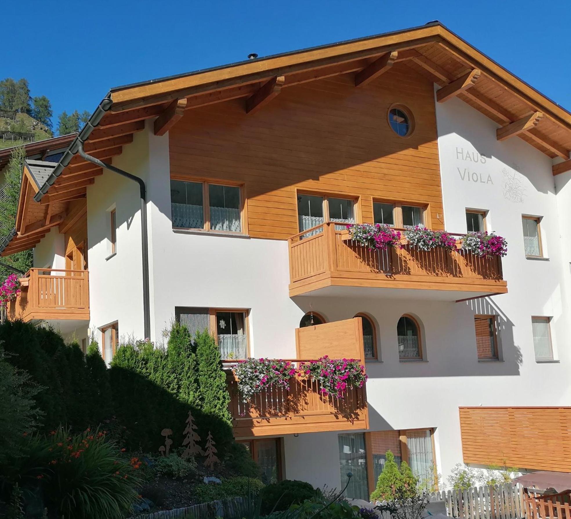 Haus Viola Appartement Samnaun Buitenkant foto